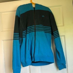 Quicksilver Youth Large Fleece lined hoodie